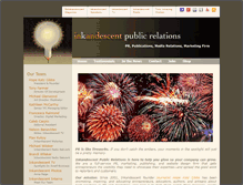 Tablet Screenshot of inkandescentpr.com